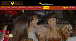 Desktop Screenshot of birthdays4business.com